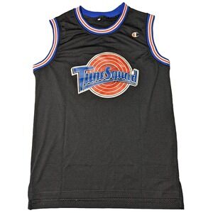 SPACE JAM‎ TUNE SQUAD #10 LOLA BUNNY Men Small Black Mesh Stitched  Jersey